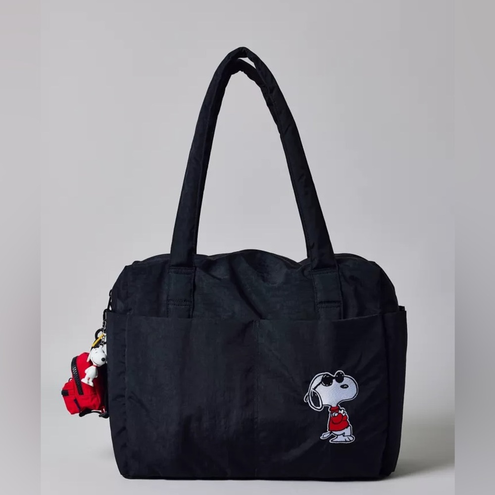 EUC BAGGU Joe Cool Embroidered Small Cloud Carry-On Bag
